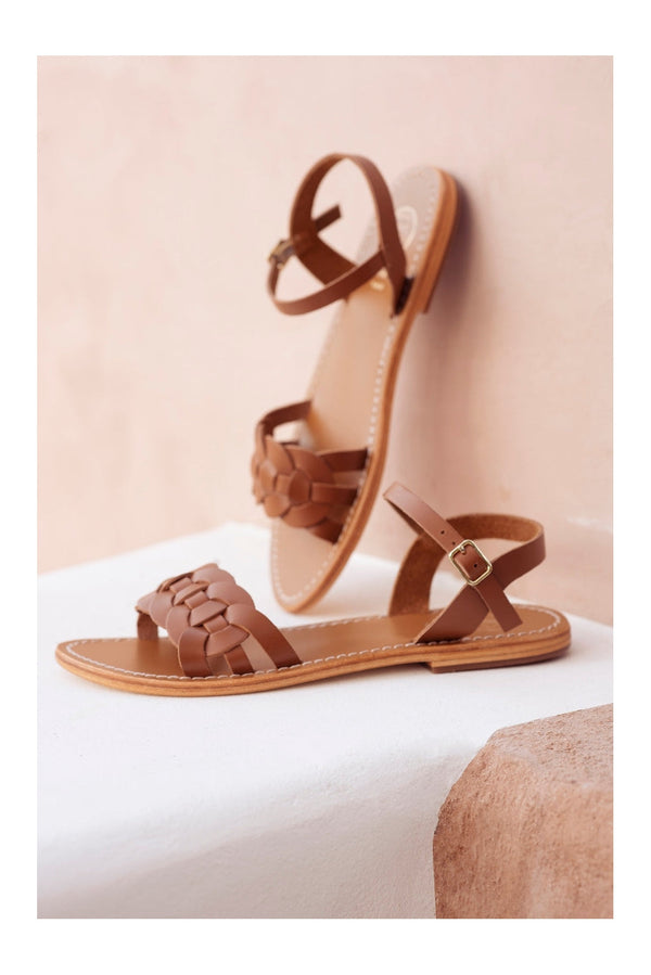 White Sun - Sandalias Bandana - Camel Buff - Camel
