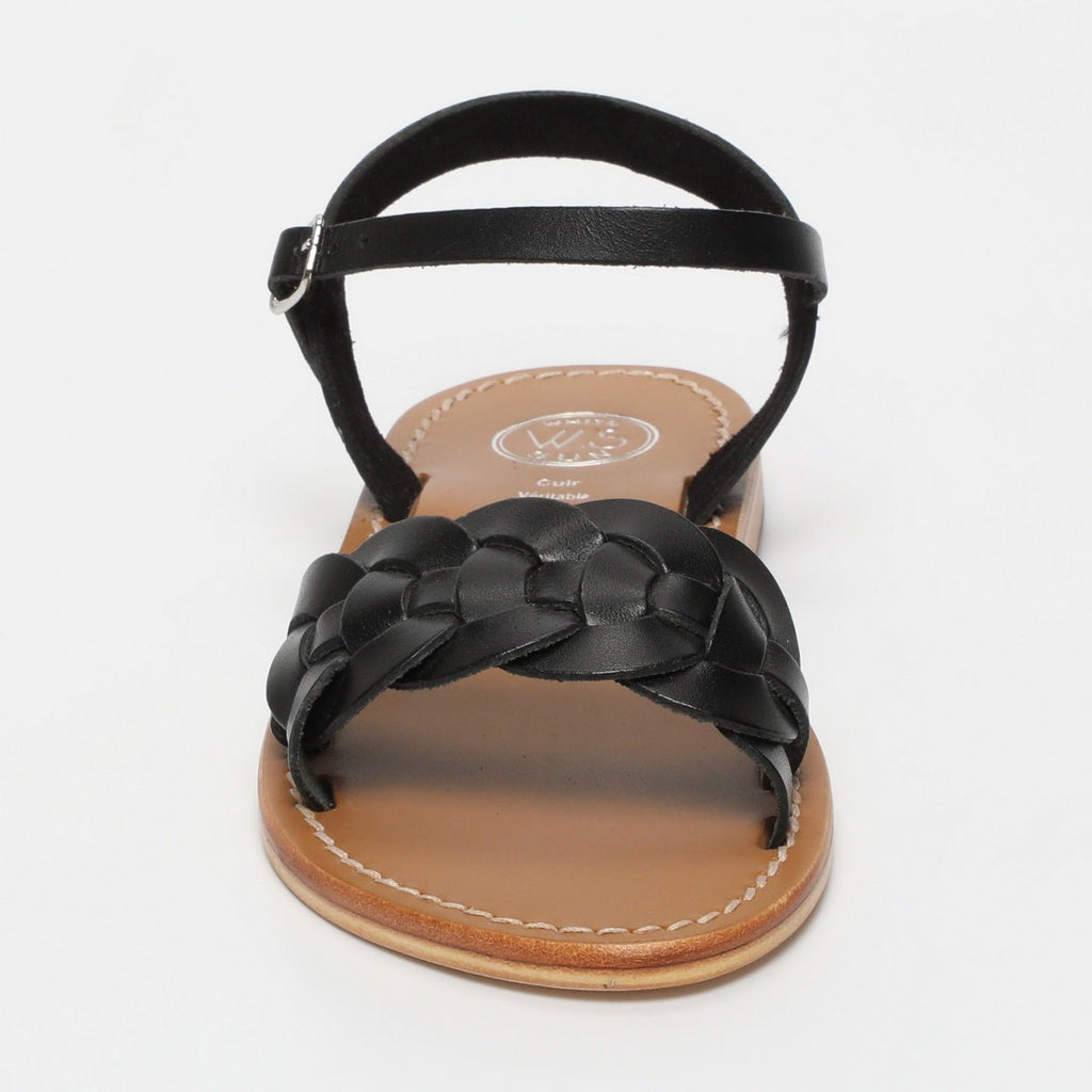 White Sun - Sandalias Bandana - Black Buff - Black