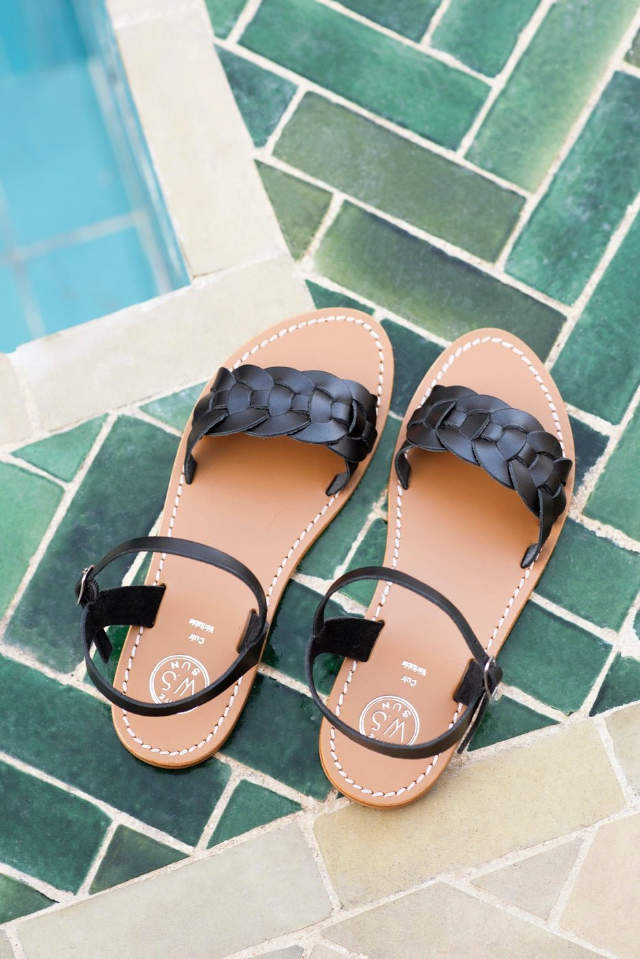 White Sun - Sandalias Bandana - Black Buff - Black