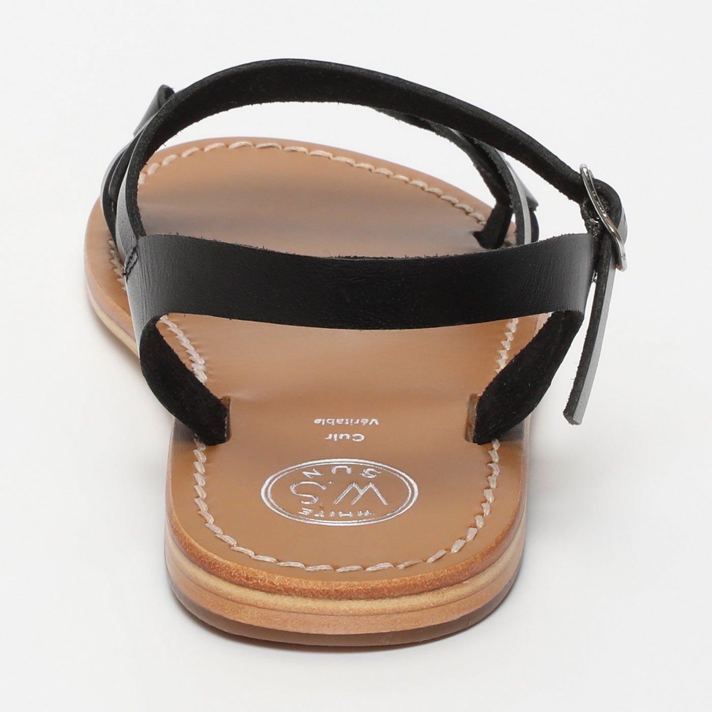 White Sun - Sandalias Bandana - Black Buff - Black