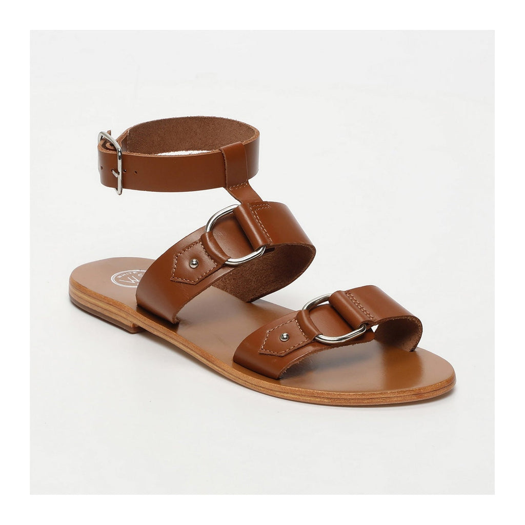 White Sun - Sandales Bharathi - Camel Buff - Camel