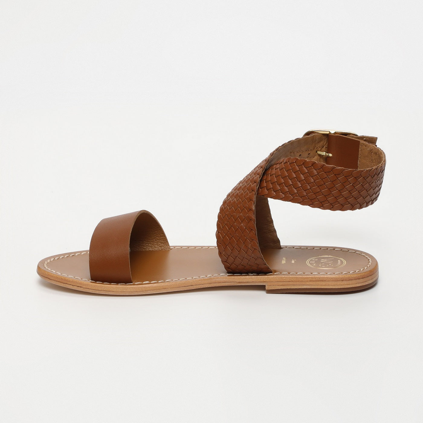 White Sun - Sandalias Tinsley - Cuero de cabra camel - Camel