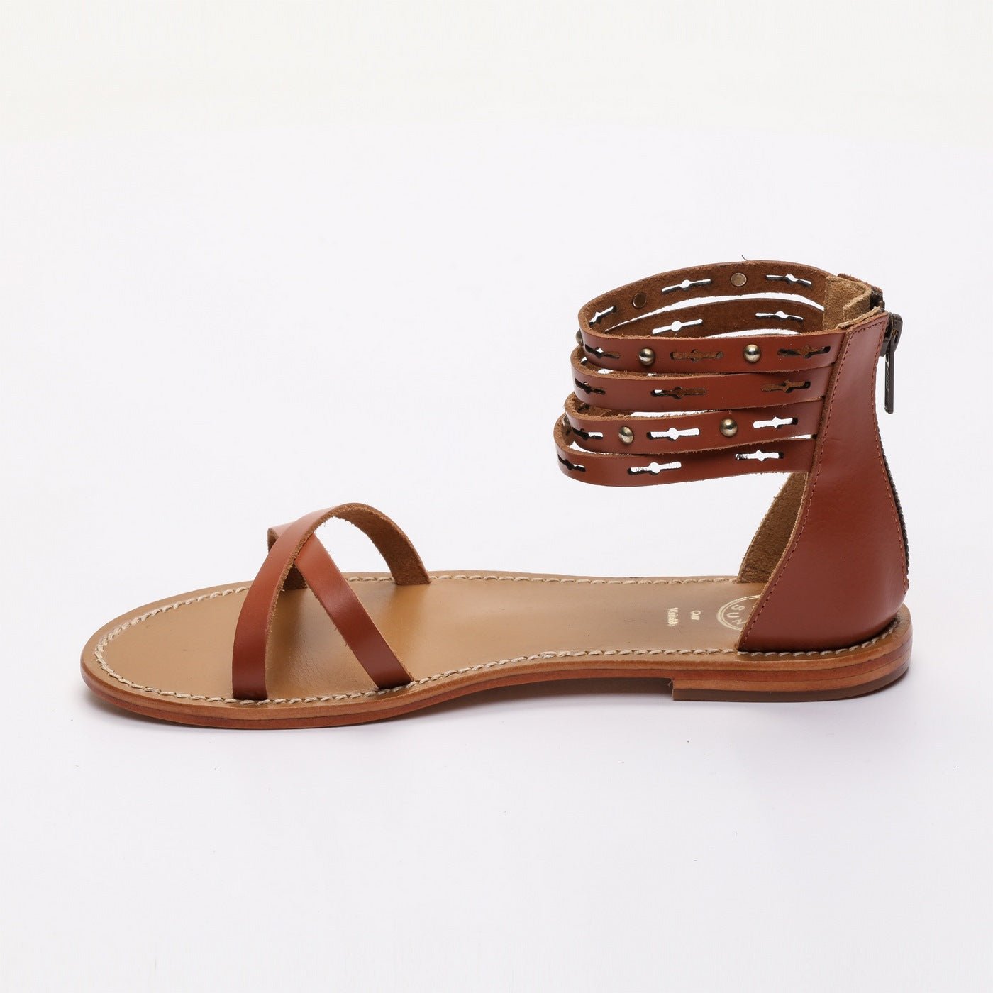 White Sun - Sandales Capucin - Camel - Femme