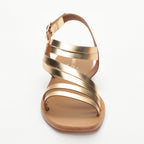 Les Bagatelles - Sandales Plates Champika - Dark - Gold