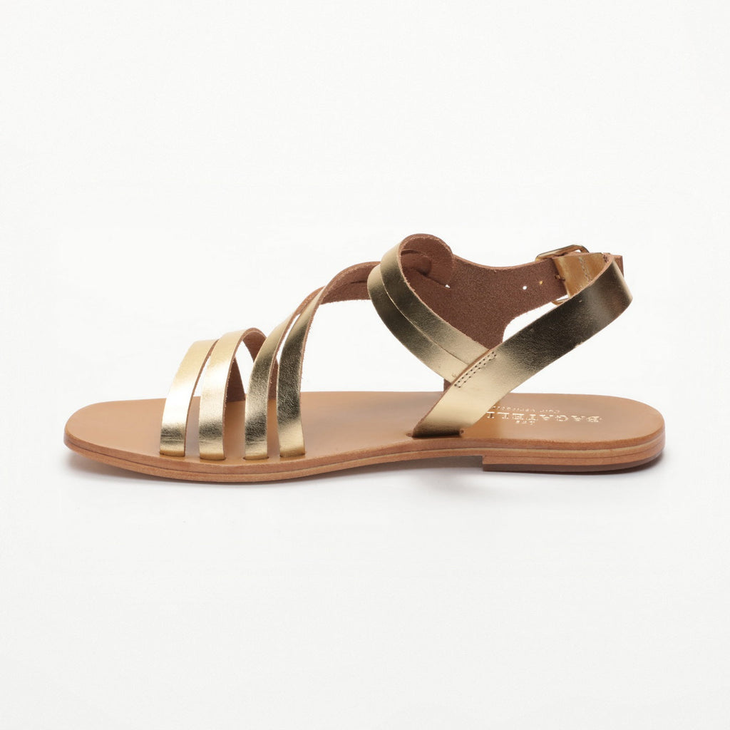 Les Bagatelles - Sandales Plates Champika - Dark - Gold