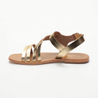 Les Bagatelles - Sandales Plates Champika - Dark - Gold