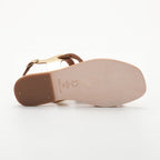 Les Bagatelles - Sandales Plates Champika - Dark - Gold