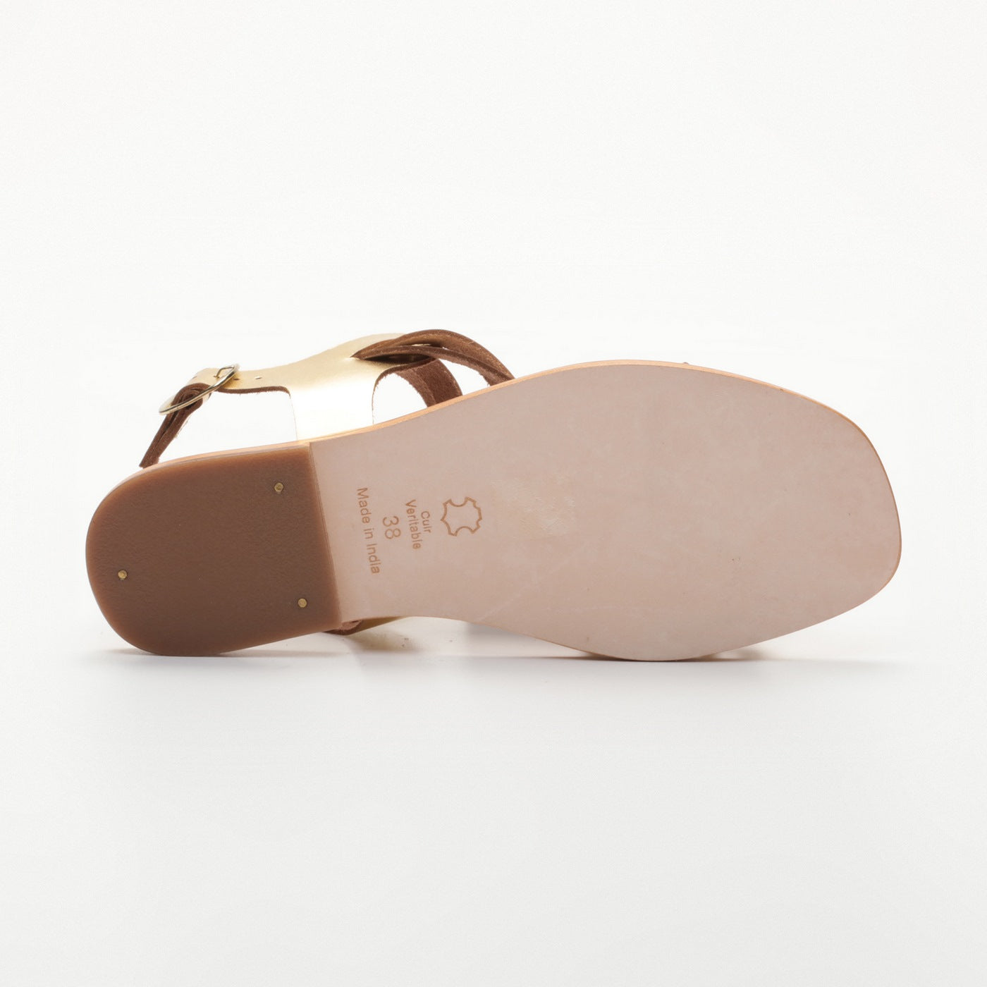 Les Bagatelles - Sandales Plates Champika - Dark - Gold