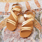 Les Bagatelles - Sandales Plates Champika - Dark - Gold