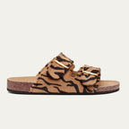Sandalias Odette Tora de piel estampada