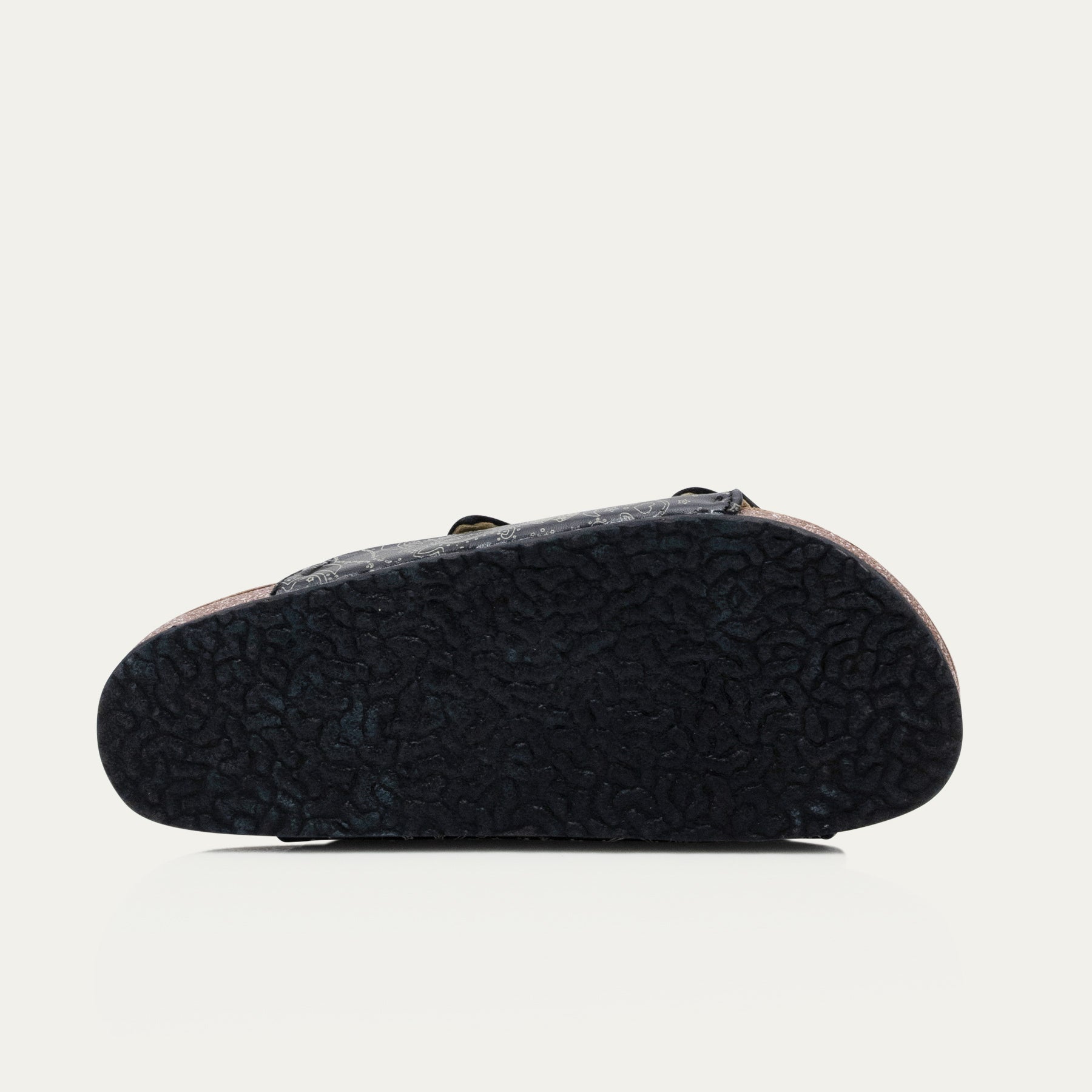 Odette Bandana Black Nappa Leather Sandals