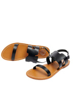 White Sun - Sandales Davitza - Black Buff - Black