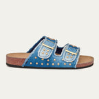 Sandalias Odette de denim índigo