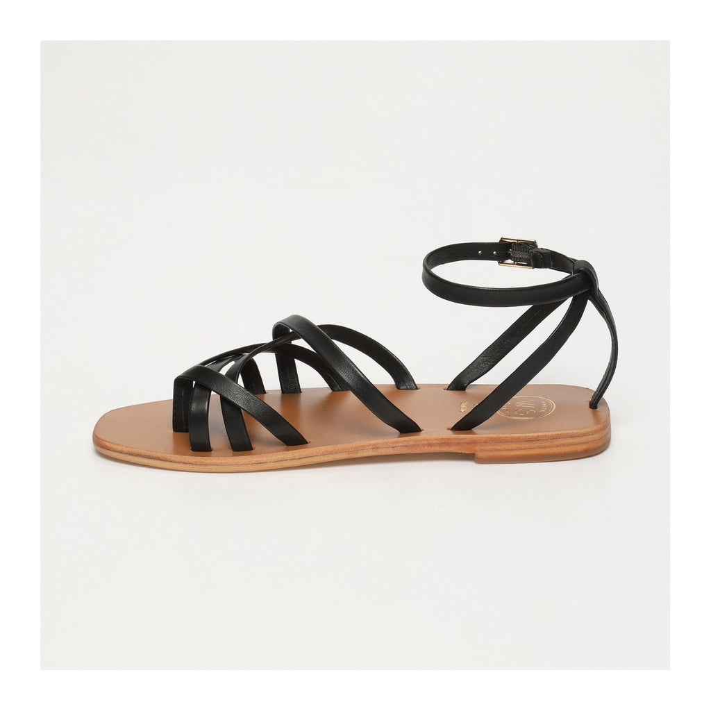 White Sun - Sandales Amelia - Black Sheep Nappa - Black