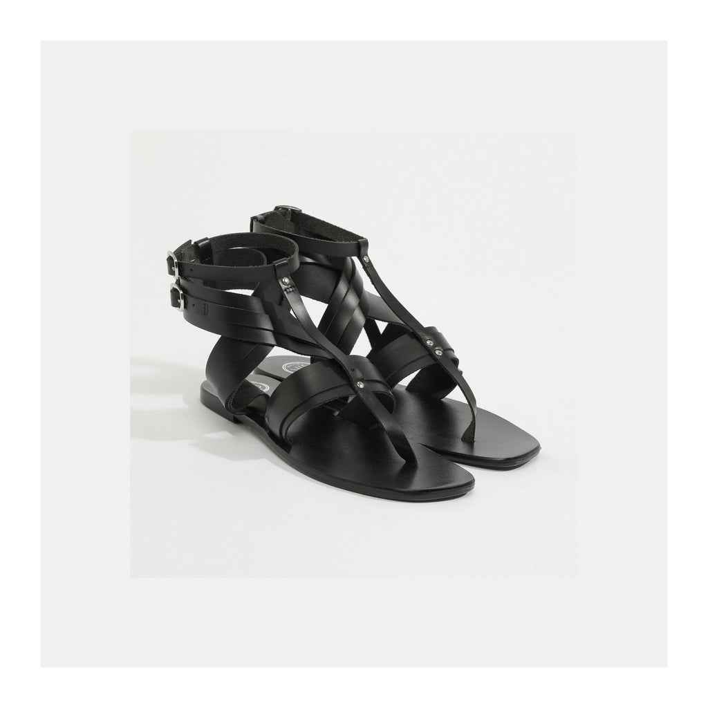 White Sun - Sandales Anvert - Black Buff - Black