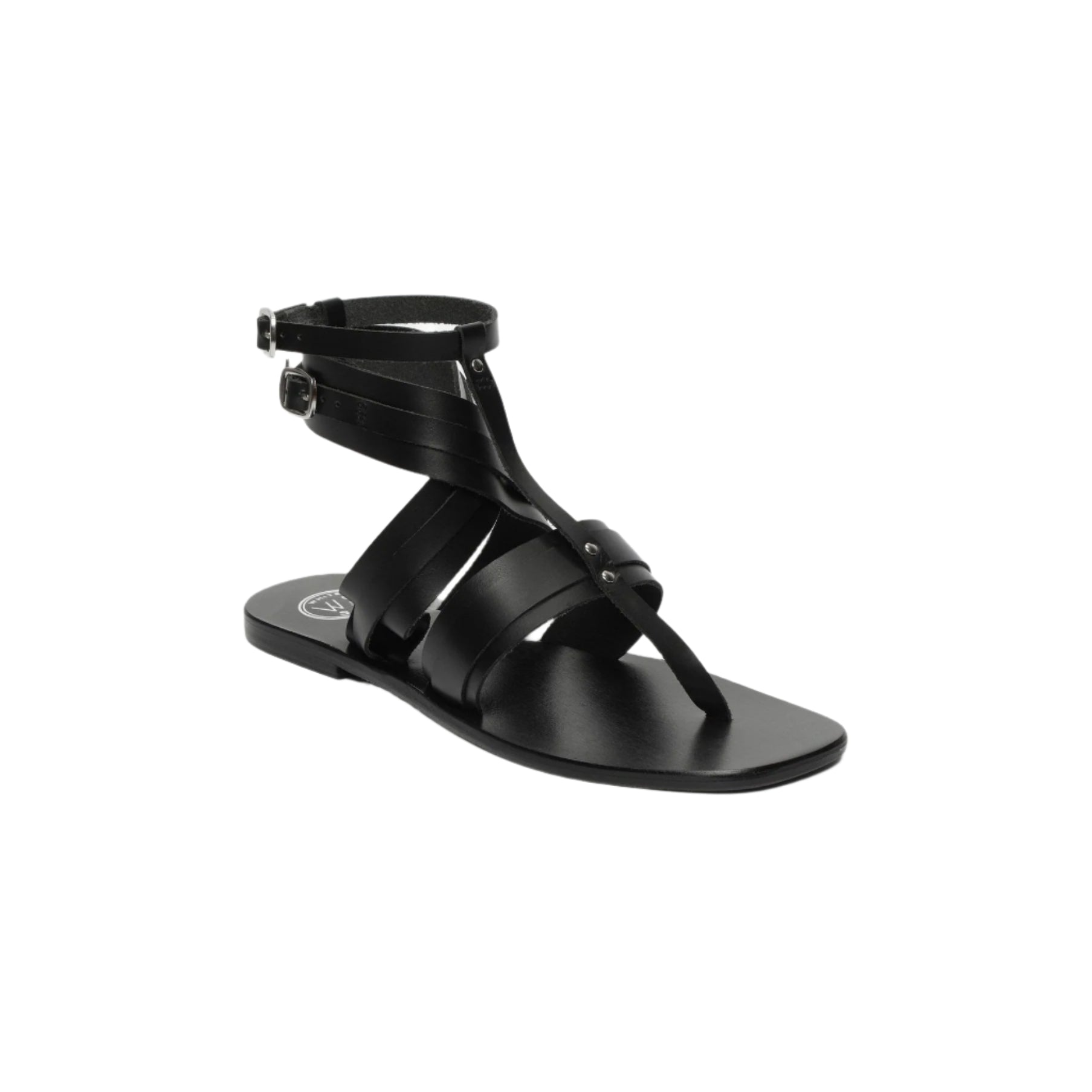 White Sun - Sandales Anvert - Black Buff - Black