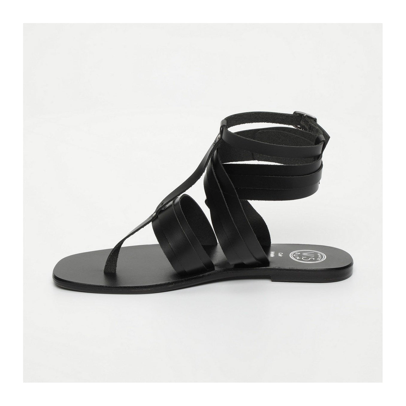 White Sun - Sandales Anvert - Black Buff - Black