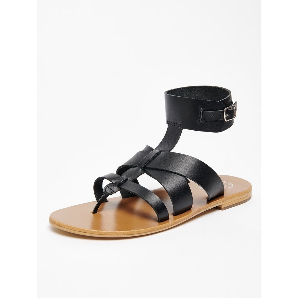 White Sun - Sandales Entre-Doigts Aydin - Noir - Femme