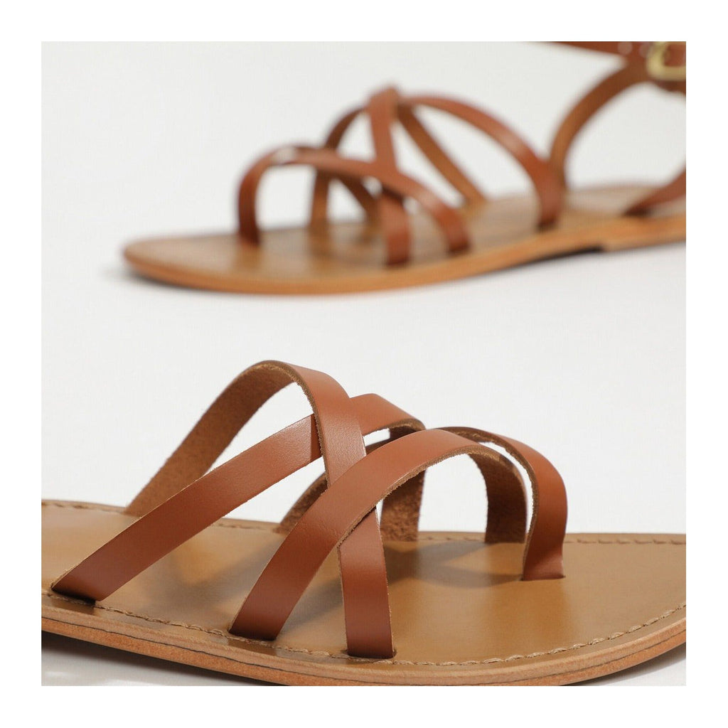 White Sun - Sandales Babylonia - Camel Buff - Camel