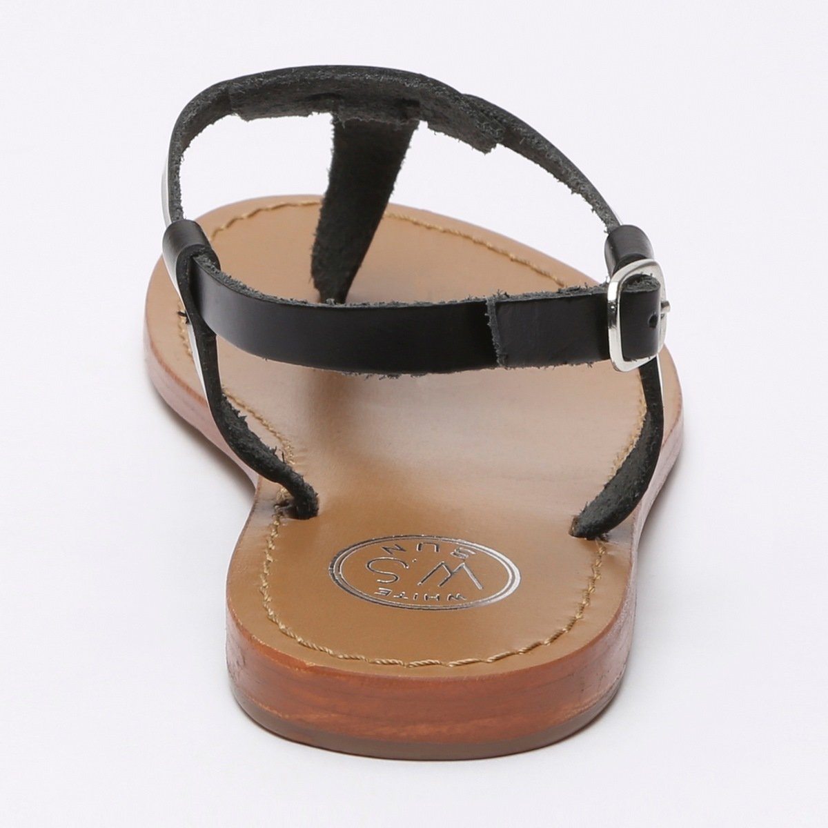 White Sun - Sandales Bulla - Black Buff - Black