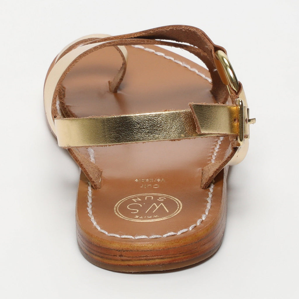 White Sun - Sandalias Devakali - Oro oscuro Buff - Oro oscuro
