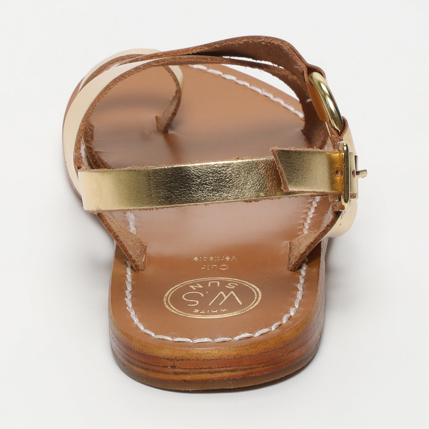 White Sun - Sandalias Devakali - Oro oscuro Buff - Oro oscuro