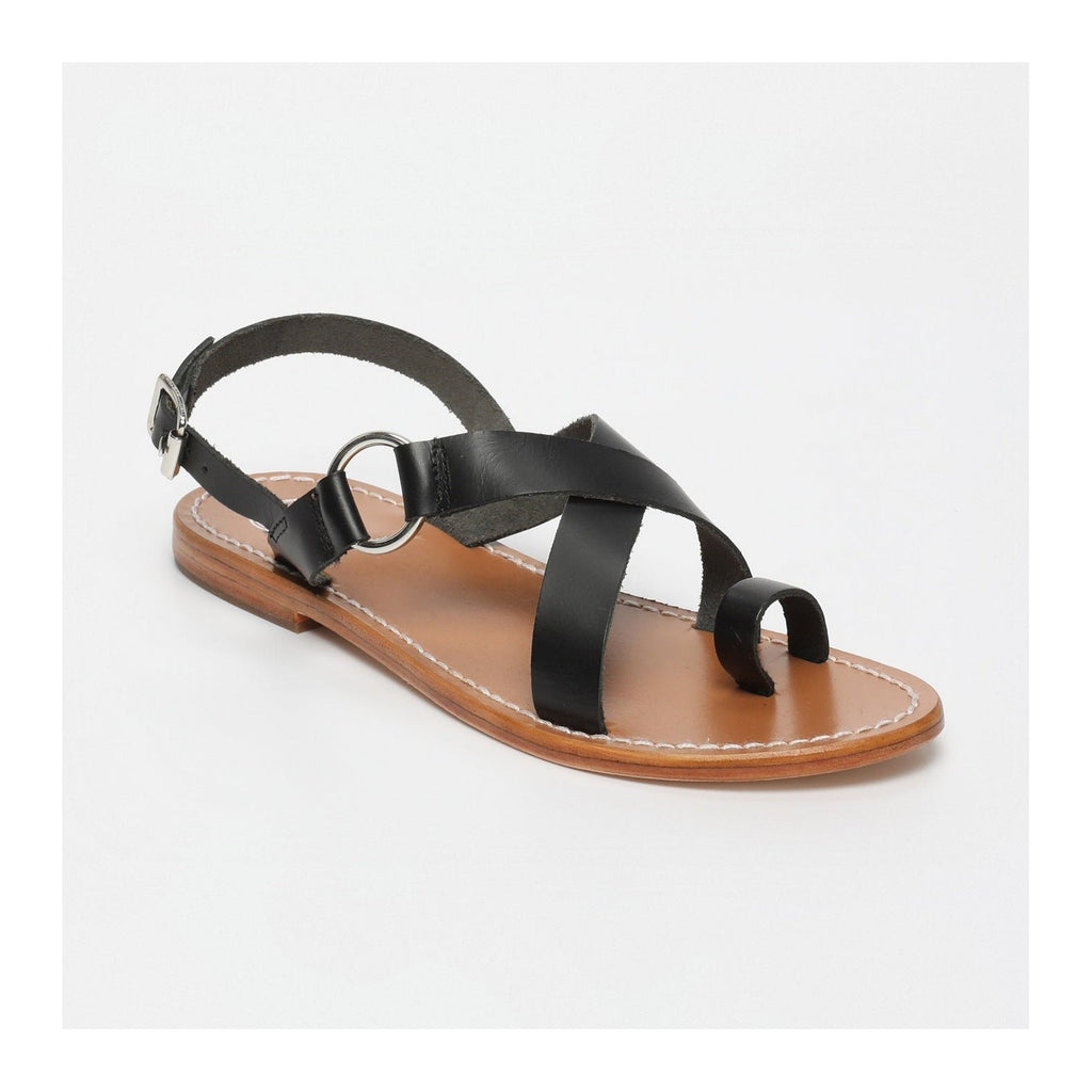 White Sun - Sandales Devakali - Black Buff - Black