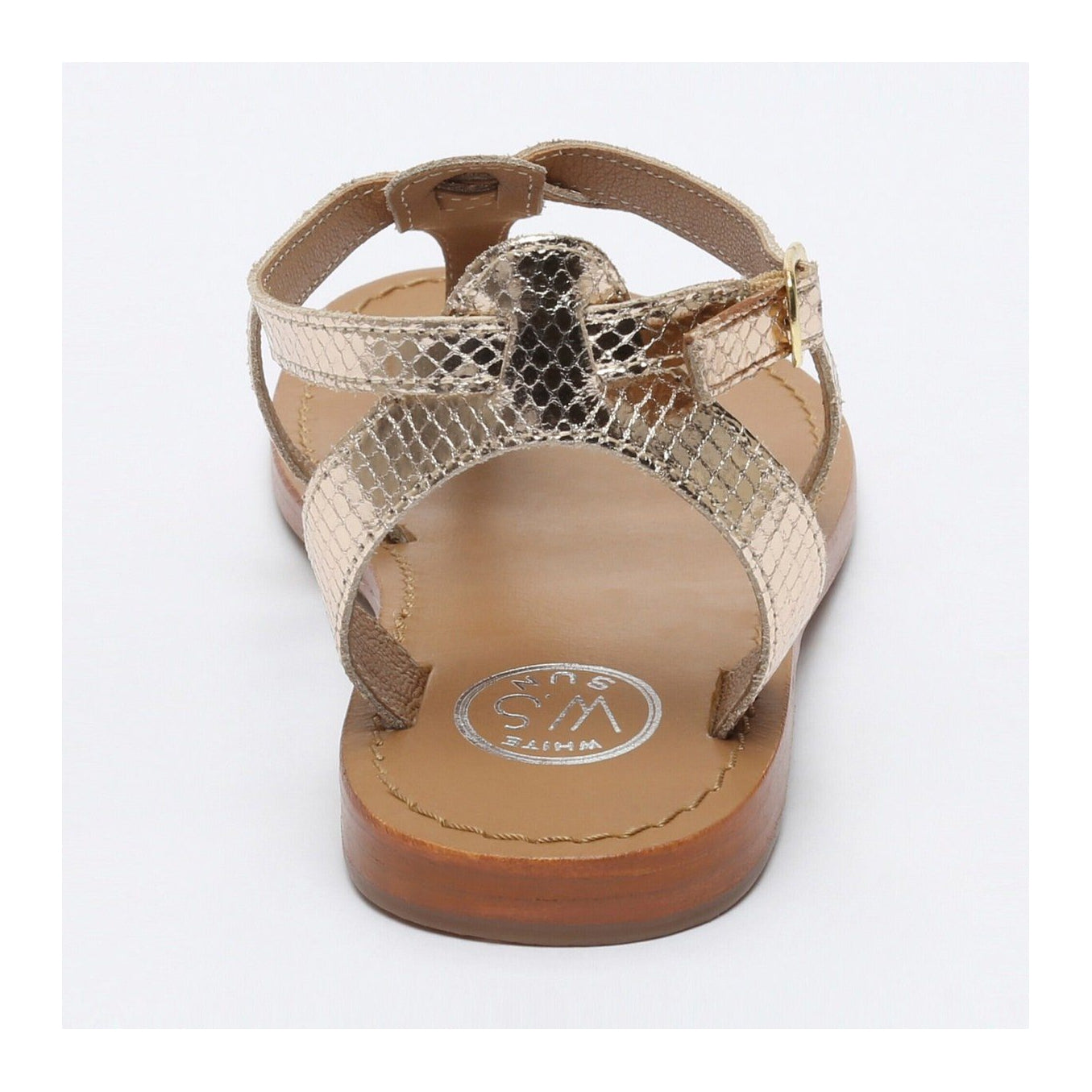 White Sun - Sandales Harpa - Gold Snake Foil - Gold Snake