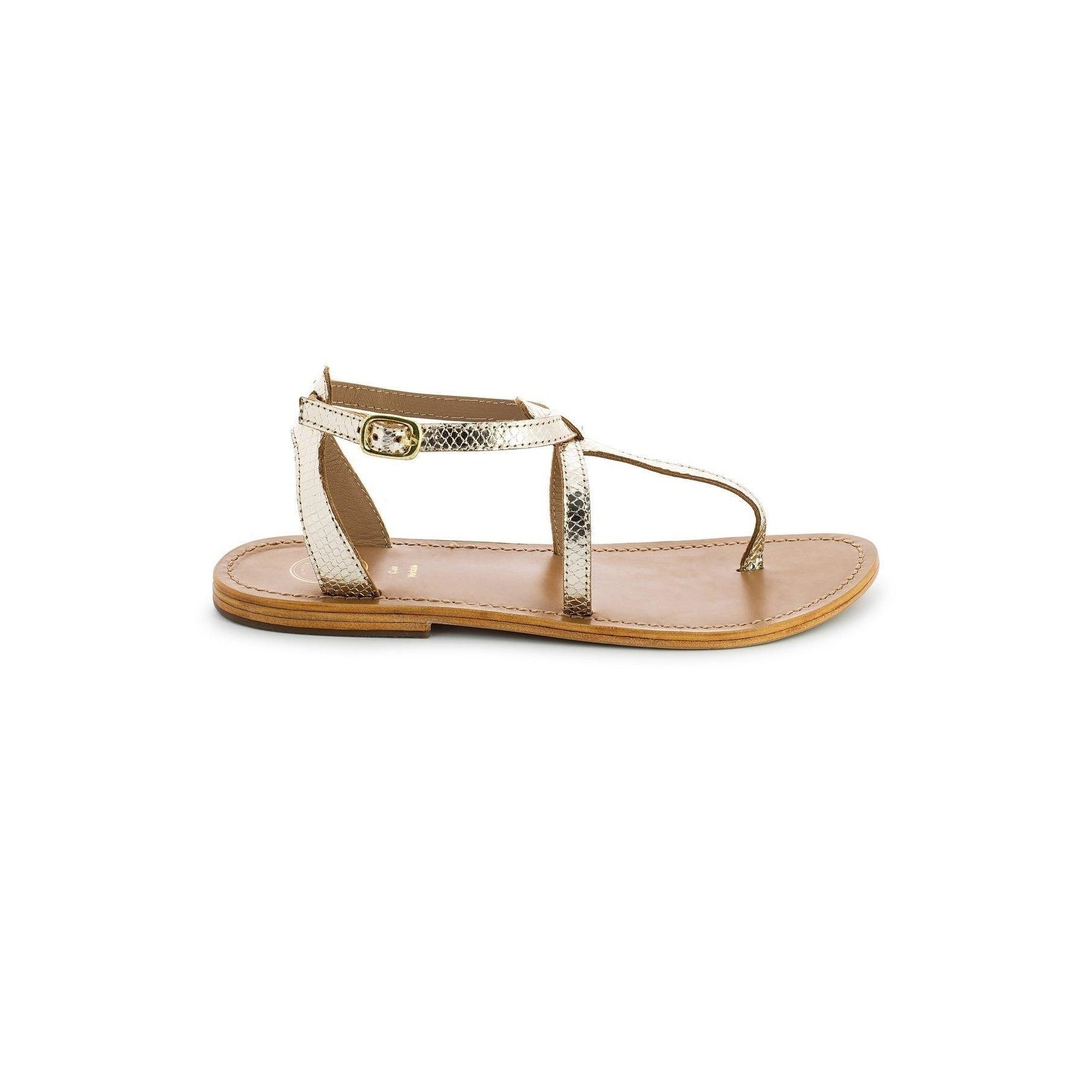 White Sun - Sandales Harpa - Gold Snake Foil - Gold Snake