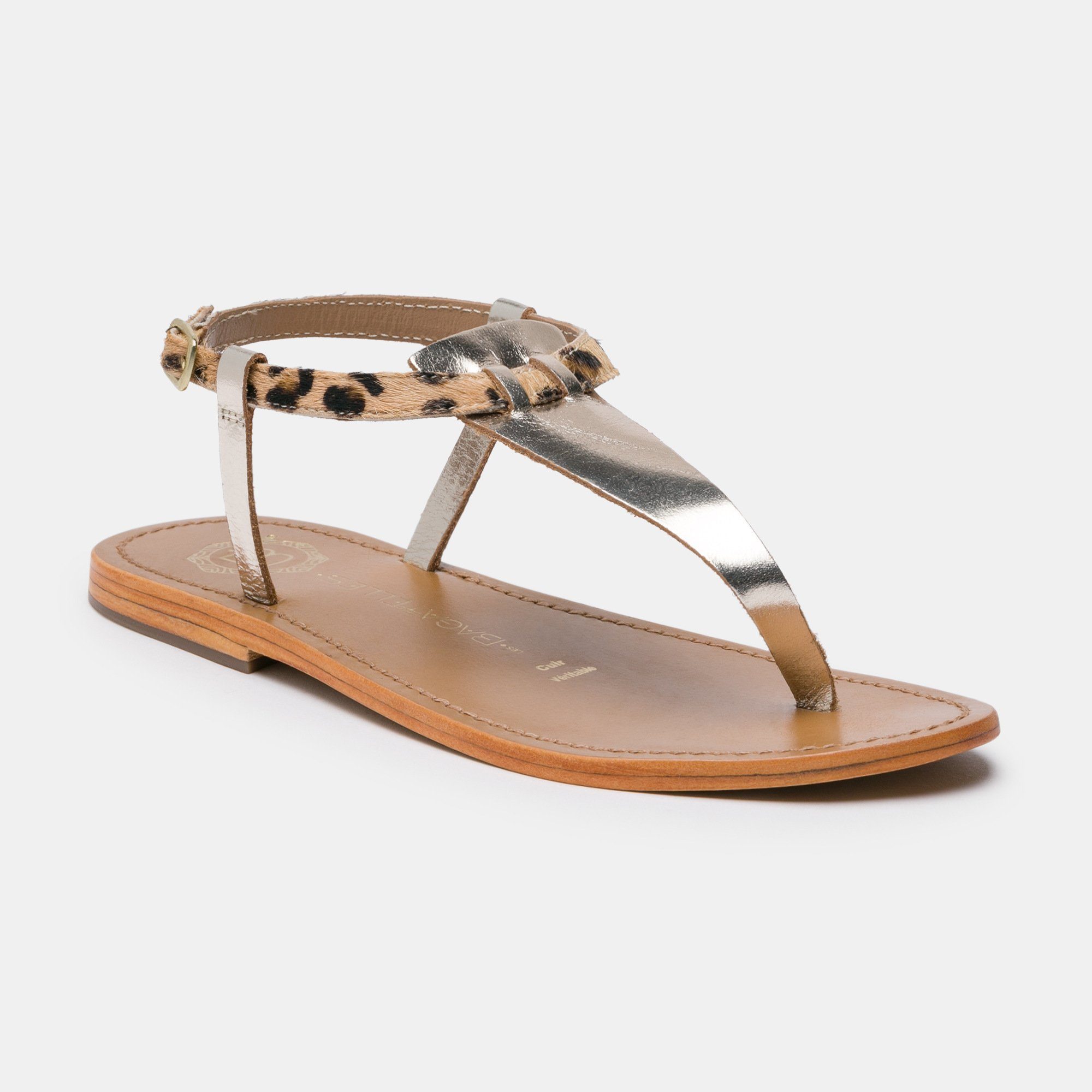 Les Bagatelles - Jersey Toe-Post Sandals