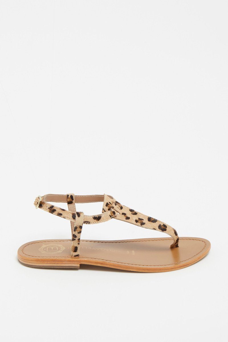 Les Bagatelles - Jersey Toe-Post Sandals