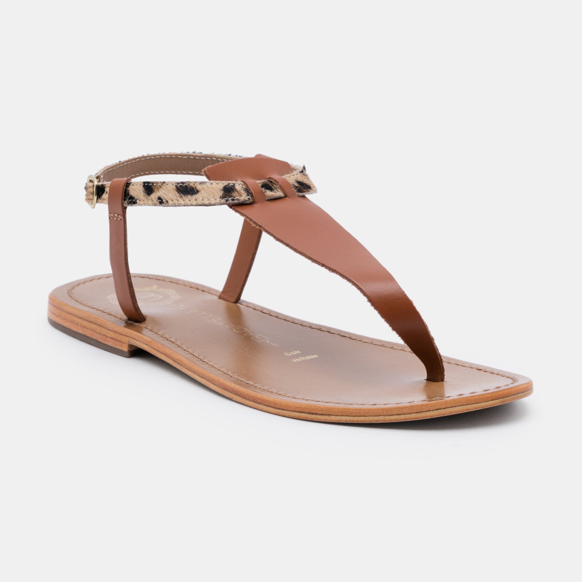 Les Bagatelles - Jersey Toe-Post Sandals