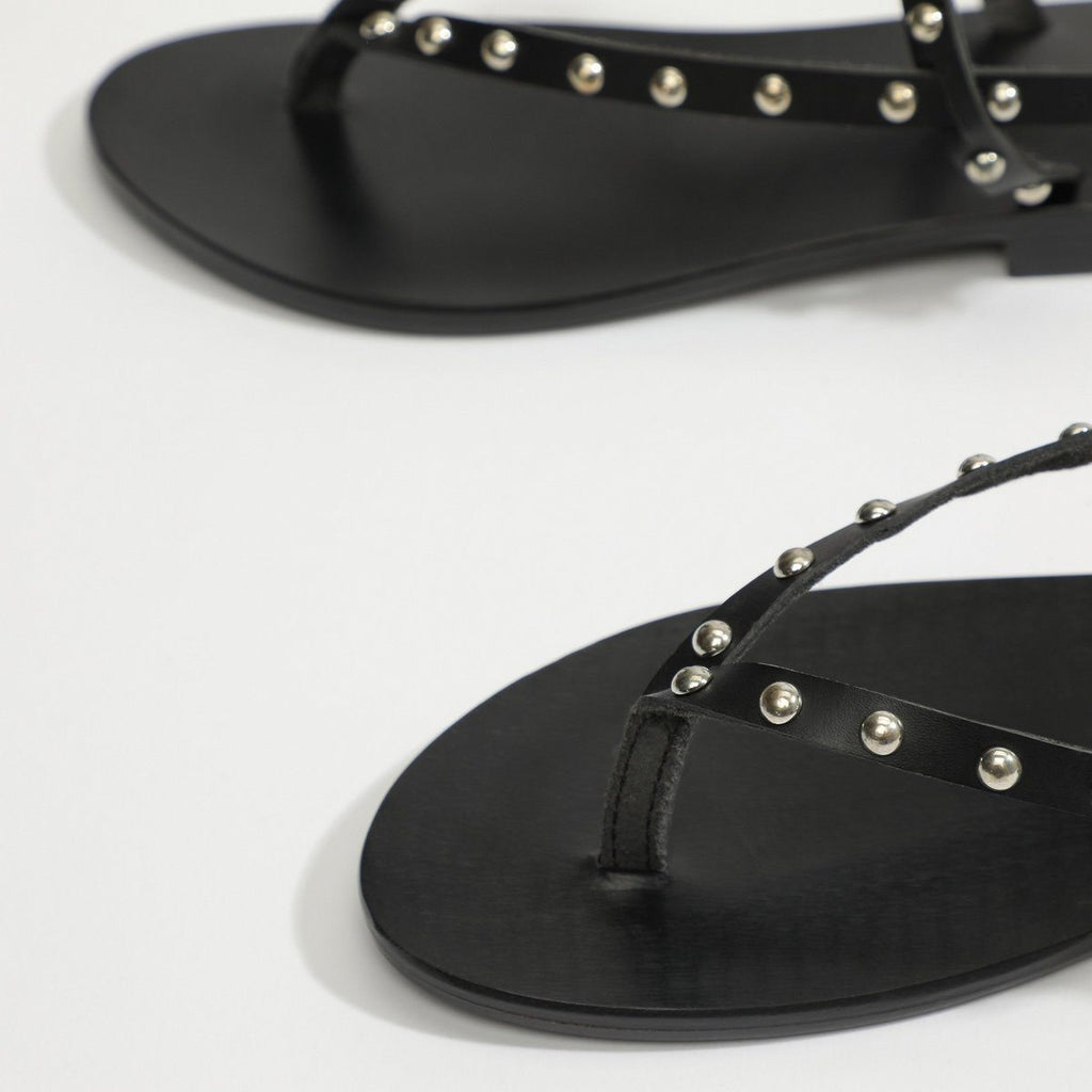 White Sun - Melona Sandals - Black Buff - Black