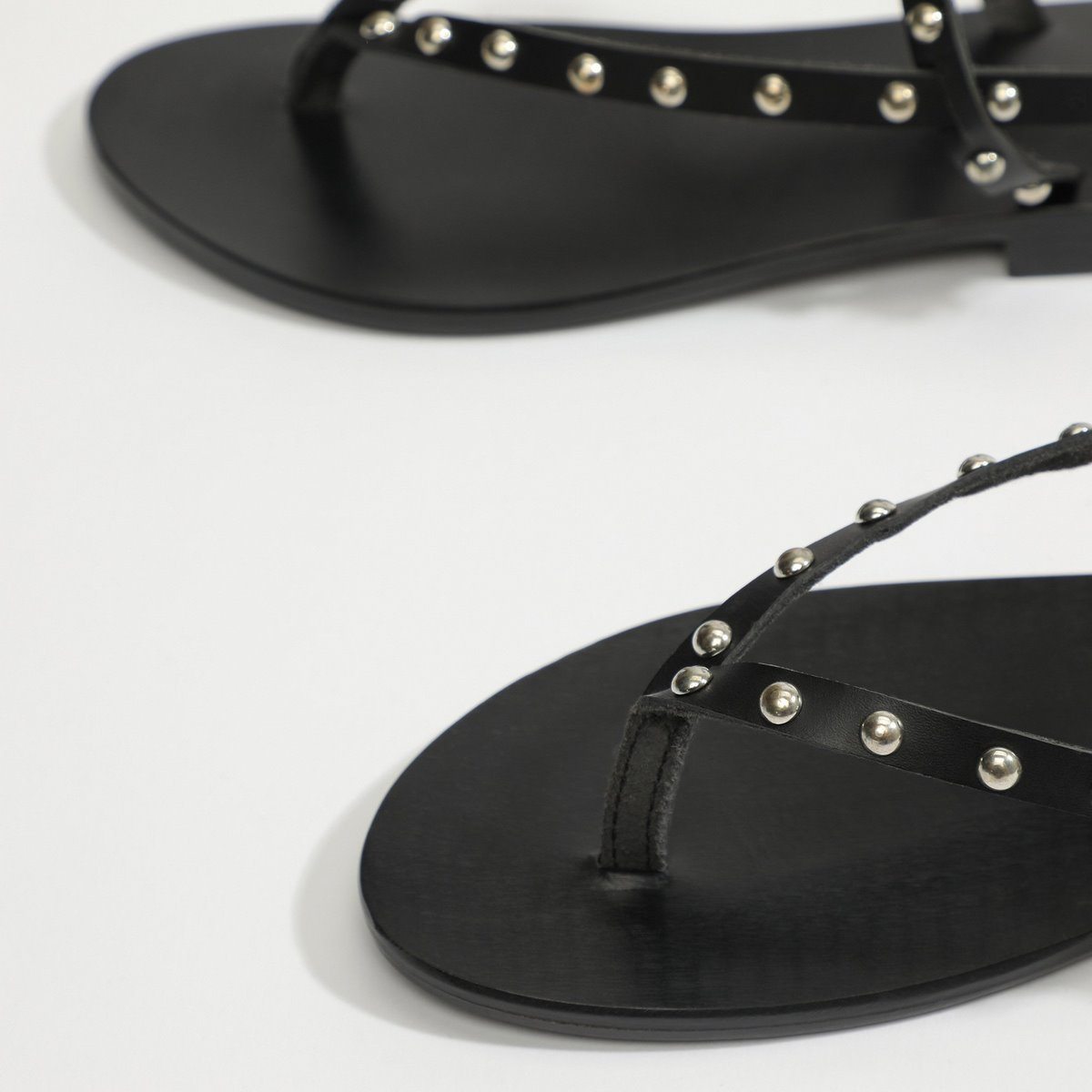 White Sun - Melona Sandals - Black Buff - Black