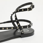 White Sun - Melona Sandals - Black Buff - Black