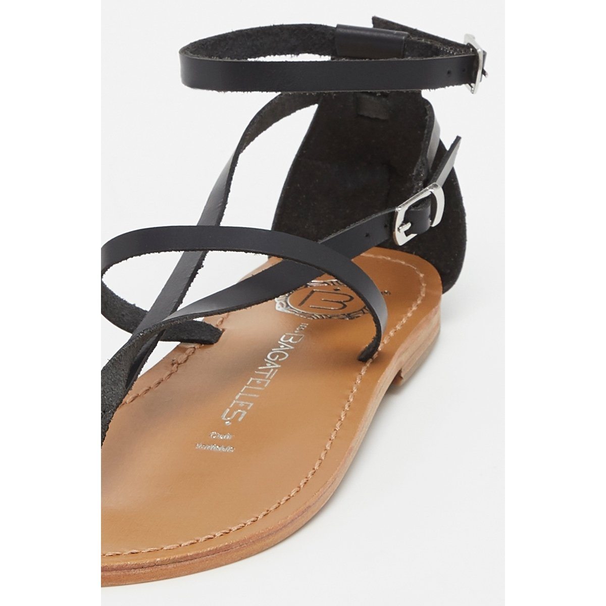 Les Bagatelles - Sandales Entre-Doigts Mosholu - Black