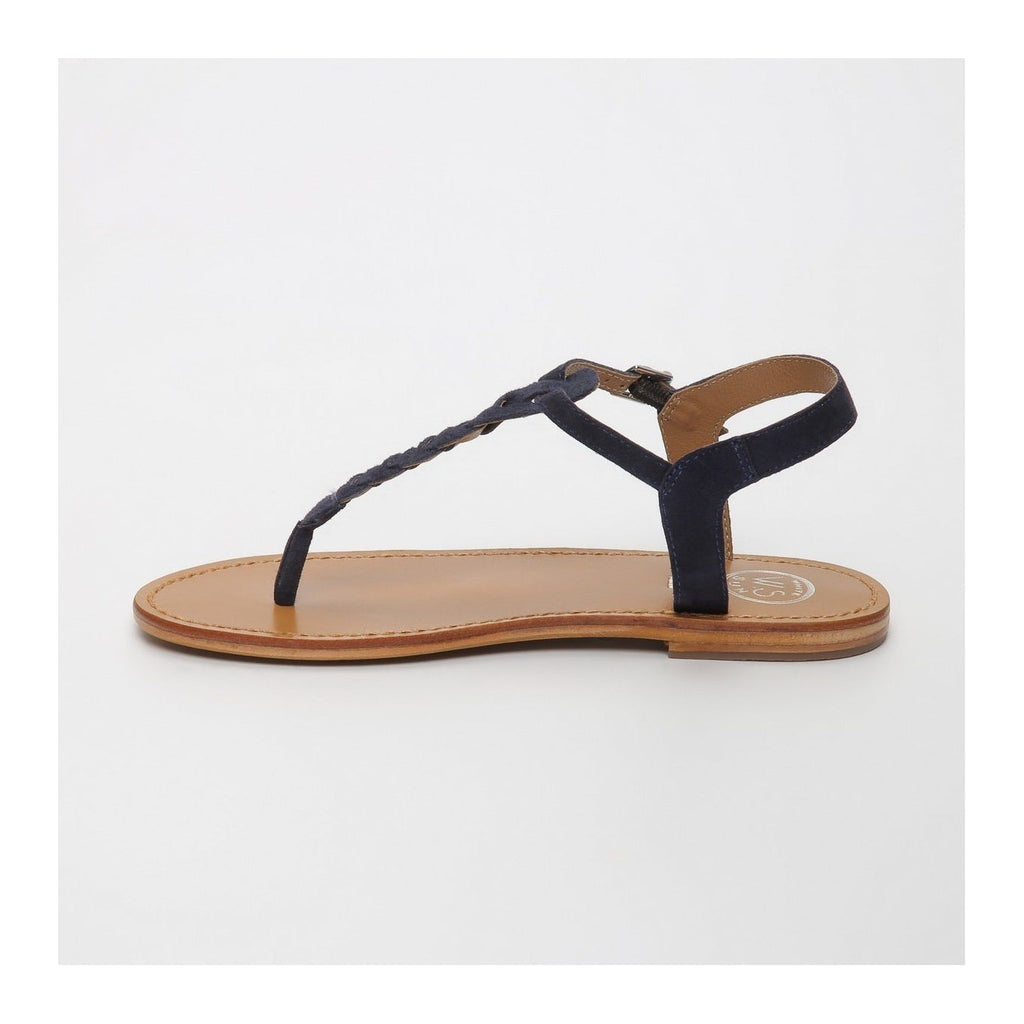 White Sun - Sandalias Natal - Ante de cabra azul marino - Azul marino