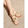 White Sun - Sandales SadinaDark Gold