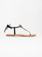 Les Bagatelles - Sandales Smith - Black Et Silver
