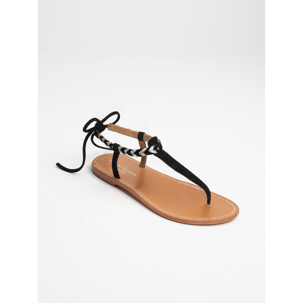 Les Bagatelles - Sandales Smith - Black Et Silver