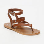 White Sun - Sandalias Thea - Camel Buff - Camel