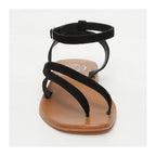 White Sun - Sandales Entre-Doigts Tinley - Noir - Femme