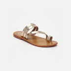 White Sun - Sandalias de dedo Viagem - Rosa oro - Mujer