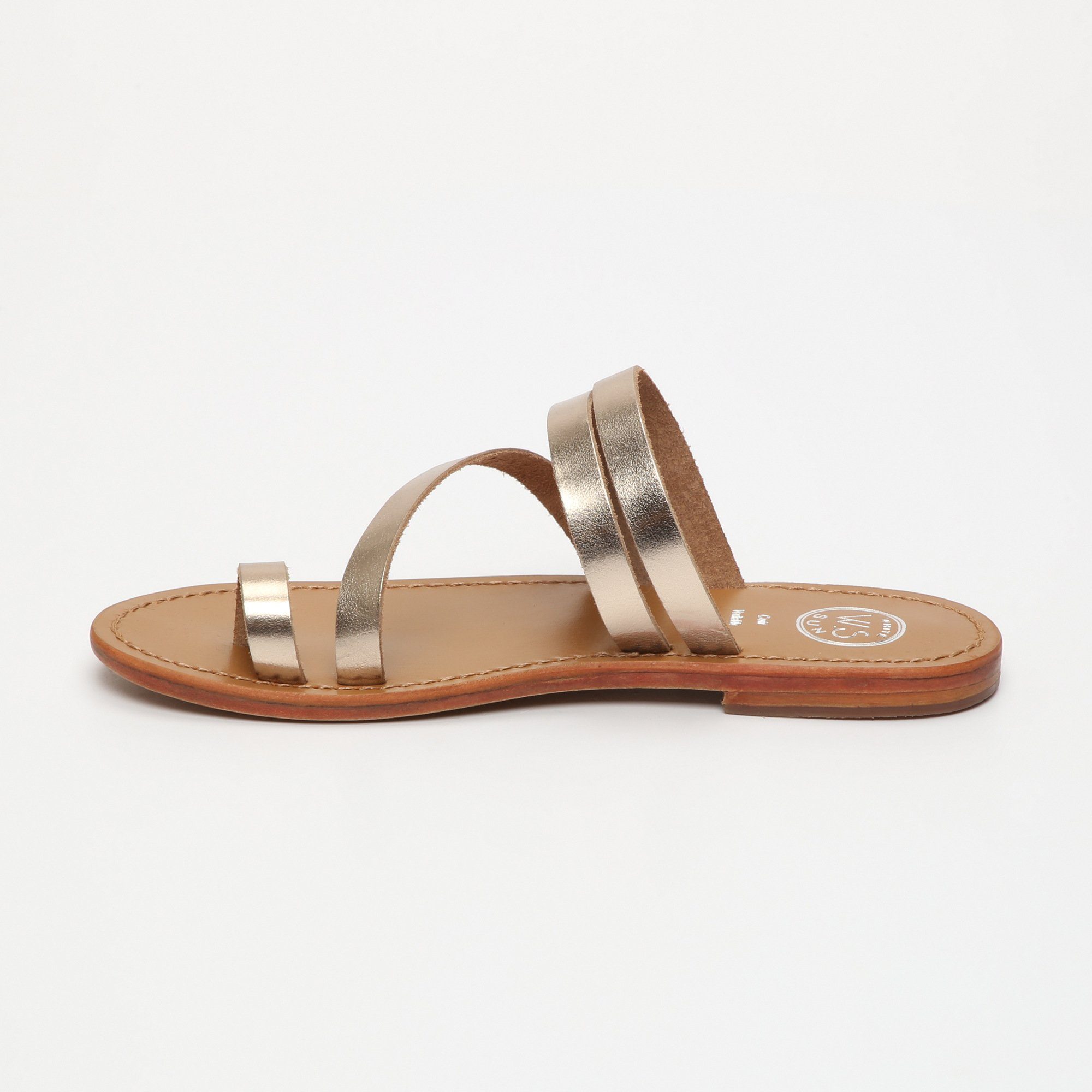 White Sun - Sandalias de dedo Viagem - Rosa oro - Mujer