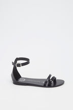 Les Bagatelles - Sandales Essentielles Bleecker - Black/Animal Print