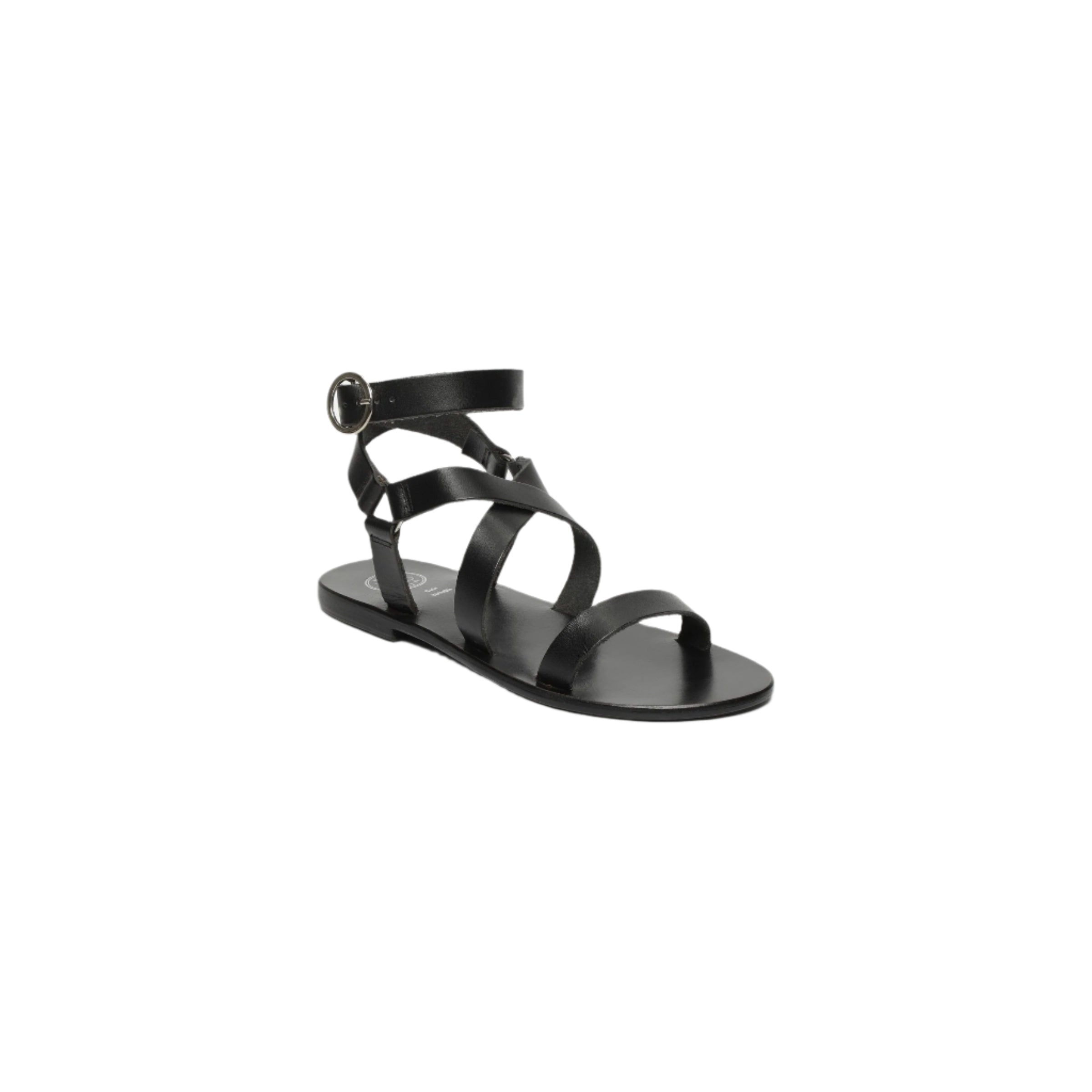 White Sun - Sandales Charel - Black Buff - Black