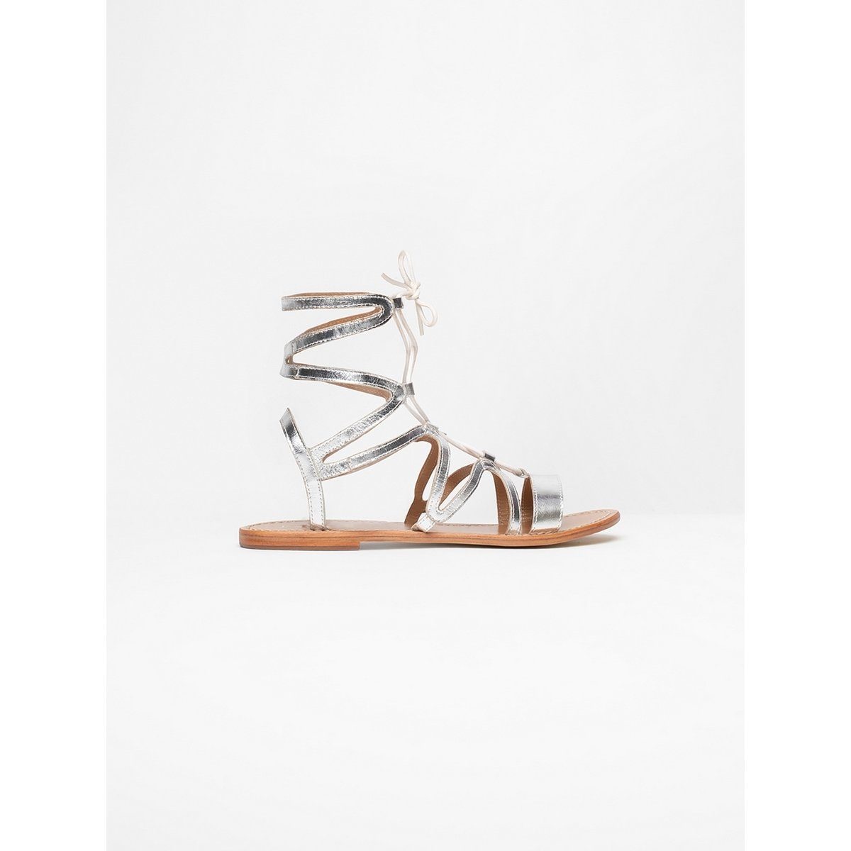 Les Bagatelles - Sandales Essentielles Crescent - Silver
