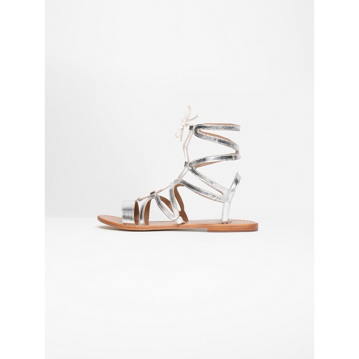 Les Bagatelles - Sandales Essentielles Crescent - Silver