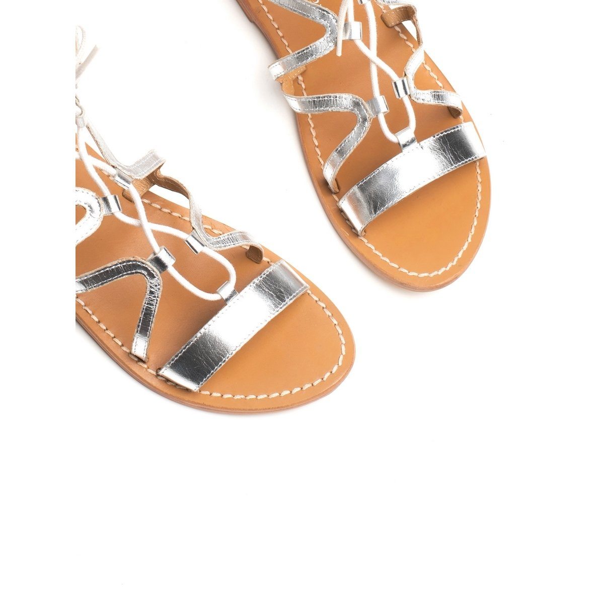 Les Bagatelles - Sandales Essentielles Crescent - Silver