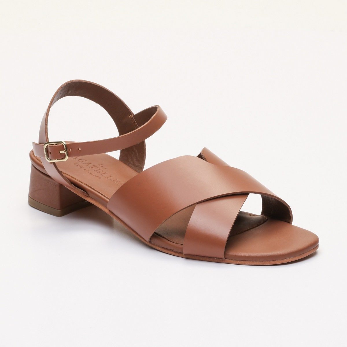 Les Bagatelles - Ethete Heeled Sandals - Camel